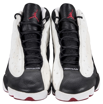 1997-98 Michael Jordan Game Used Air Jordan XIII Sneakers (Iverson LOA) 